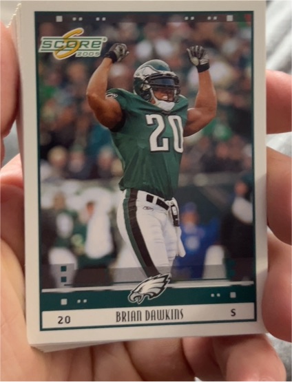 2005 Score #20 Brian Dawkins — front