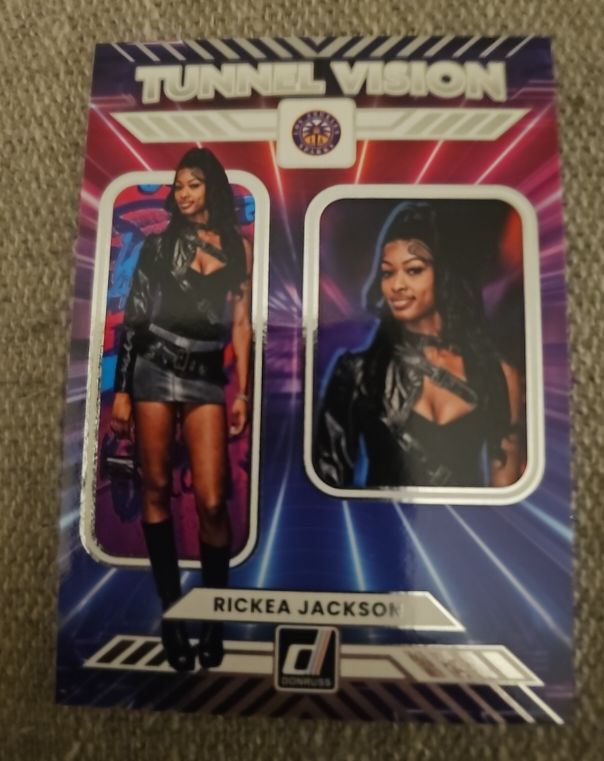 2025 Donruss WNBA #12 Rickea Jackson Tunnel Vision — front