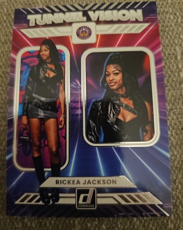 2025 Panini Donruss WNBA #12 Rickea Jackson Tunnel Vision — front