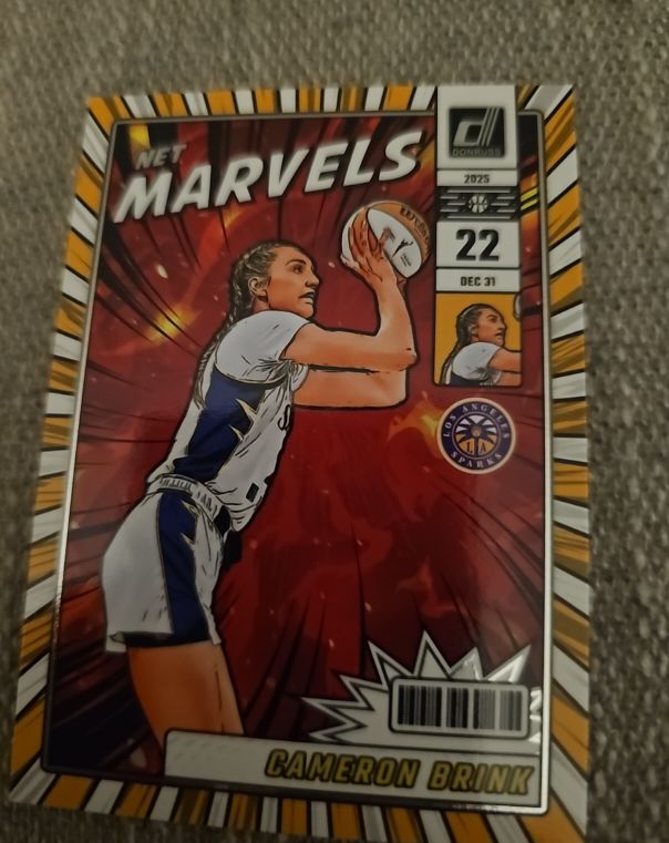 2025 Panini Donruss WNBA #9 Cameron Brink Net Marvels — front
