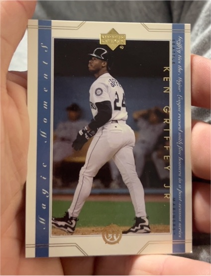 2003 Upper Deck Superstars Magic Moments #MM9 Ken Griffey Jr. — front