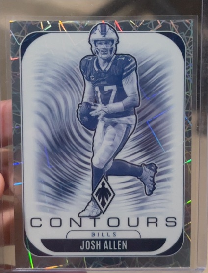 2025 Panini Phoenix #4 Josh Allen Contours — front