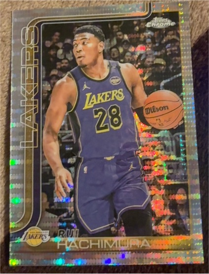2025-26 Topps Chrome #148 Rui Hachimura — front