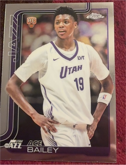 2025-26 Topps Chrome #255 Ace Bailey — front