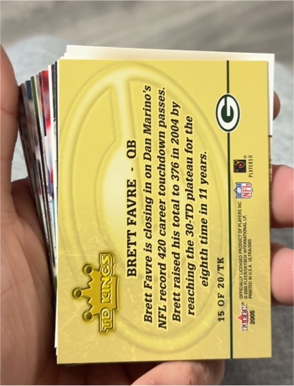 2005 Topps TD Kings #15 Brett Favre — front