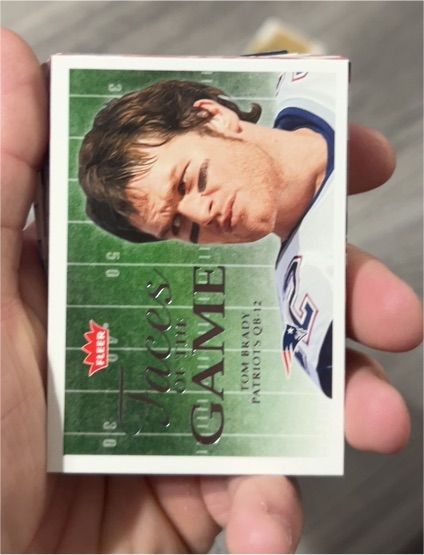 2006 Fleer Faces of the Game #FG-TB Tom Brady — front