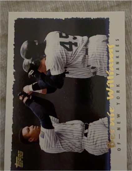 1995 Topps #485 Bernie Williams — front