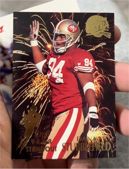 1994 Fleer Ultra 2nd Year Standouts #15 Dana Stubblefield — front