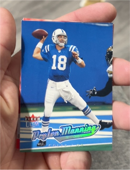 2005 Fleer Ultra #1 Peyton Manning — front