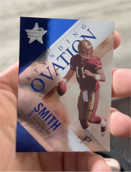 2007 Leaf Rookies & Stars Standing Ovation #SO-24 Alex Smith — front