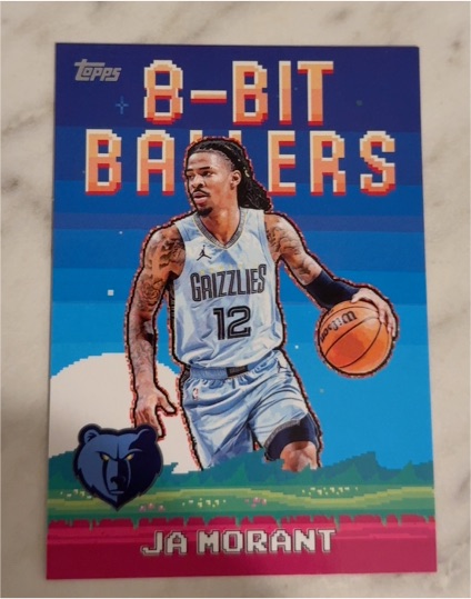 2025-26 Topps 8-Bit Ballers #8B-12 Ja Morant — front