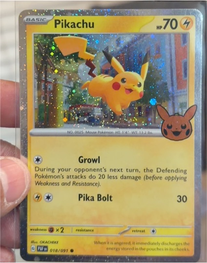 2024 Pokémon Trick or Trade #018 Pikachu — front