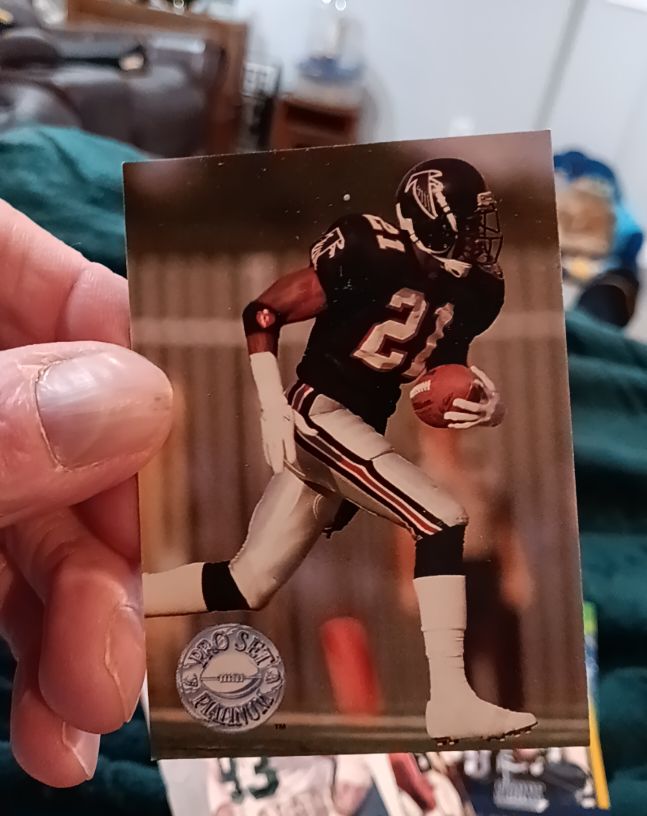 1991 Pro Set Platinum #141 Deion Sanders — front