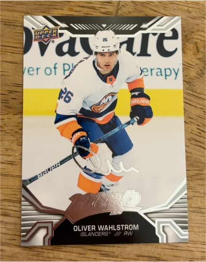 2022-23 Upper Deck MVP #142 Oliver Wahlstrom — front