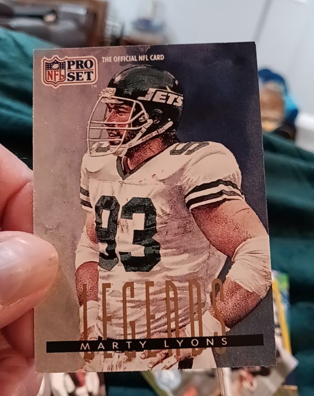 1991 Pro Set #576 Marty Lyons — front