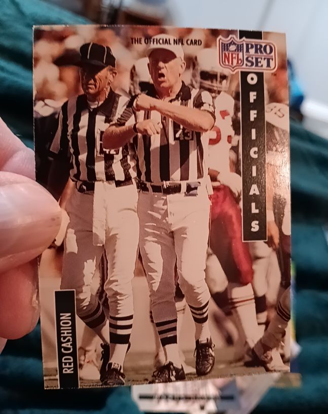 1991 Pro Set #358 Red Cashion — front