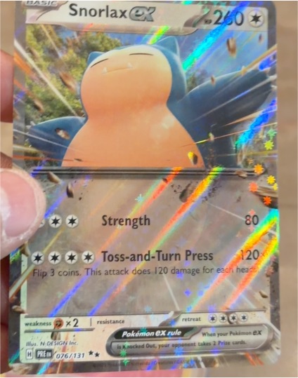 2025 Pokémon #076 Snorlax ex — front