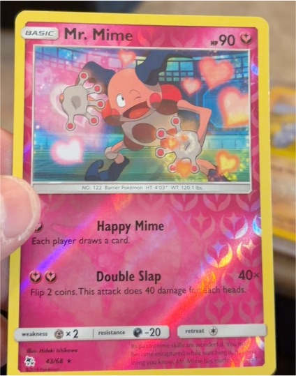 2019 Pokémon Hidden Fates #43 Mr. Mime — front