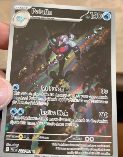 2024 Pokémon SV: Paldean Fates #225/091 Palafin — front