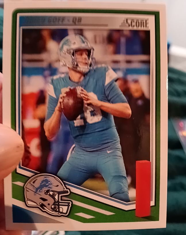 2025 Panini Score #154 Jared Goff — front
