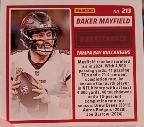 2024 Panini #213 Baker Mayfield — front