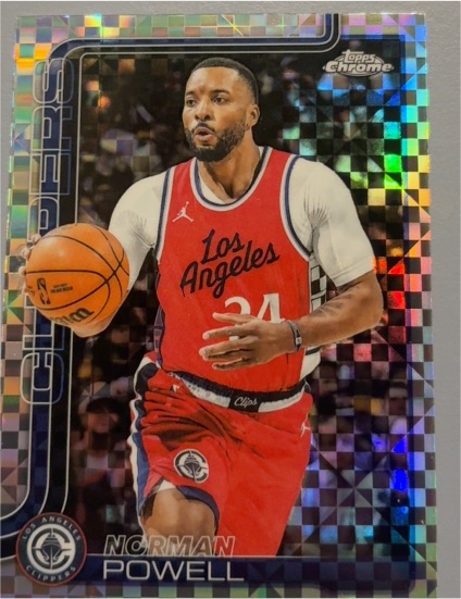 2025-26 Topps Chrome #22 Norman Powell — front