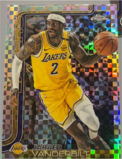 2025-26 Topps Chrome #154 Jarred Vanderbilt — front