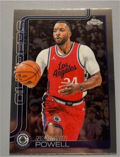2025-26 Topps Chrome #22 Norman Powell — front