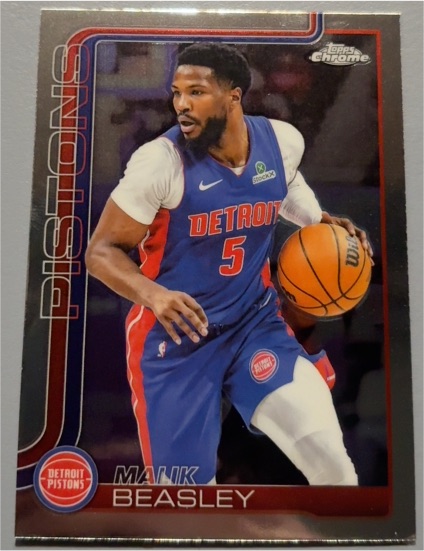 2025-26 Topps Chrome #36 Malik Beasley — front