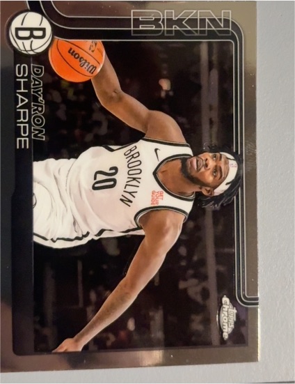 2025-26 Topps Chrome #BKN Day'Ron Sharpe — front