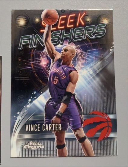 2025-26 Topps Chrome #SF-10 Vince Carter Sleek Finishers — front