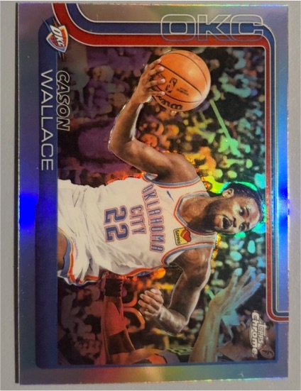 2025-26 Topps Chrome #191 Cason Wallace — front