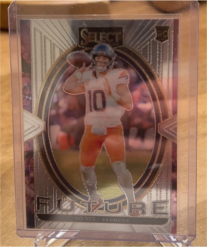2024 Panini Select #7 Bo Nix Future Insert — front