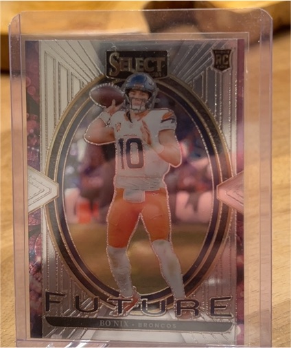 2024 Panini Select #7 Bo Nix Select Future — front