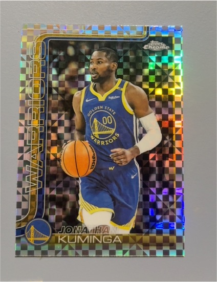 2025-26 Topps Chrome #211 Jonathan Kuminga — front
