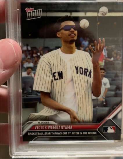 2023 Topps Now #472 Victor Wembanyama — front