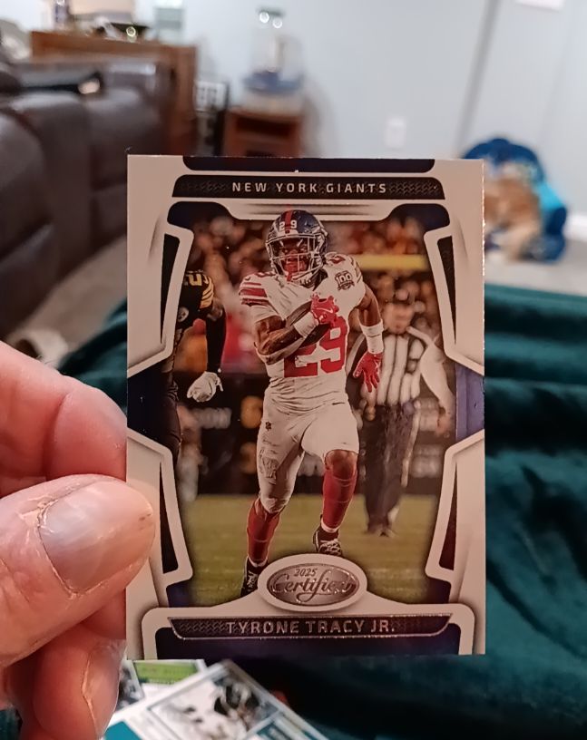 2025 Panini Certified #74 Tyrone Tracy Jr. — front
