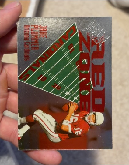 1998 Playoff Absolute Red Zone Die Cut #15 Jake Plummer — front