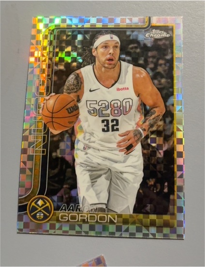 2025-26 Topps Chrome #100 Aaron Gordon — front