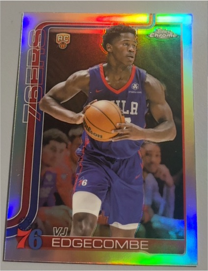 2025-26 Topps Chrome #253 VJ Edgecombe — front