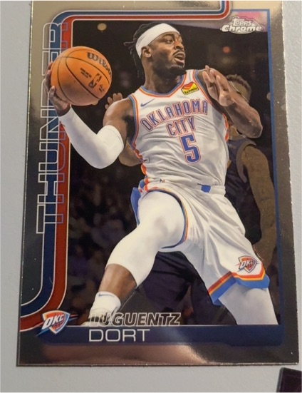 2025-26 Topps Chrome #177 Luguentz Dort — front