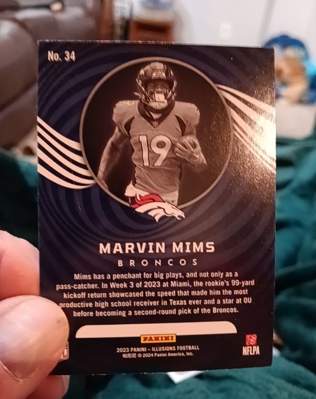 2023 Panini Illusions #34 Marvin Mims — front
