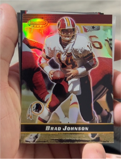 2000 Bowman's Best #26 Brad Johnson — front