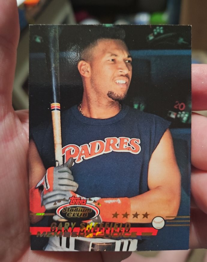 1993 Topps Stadium Club #300 Gary Sheffield — front