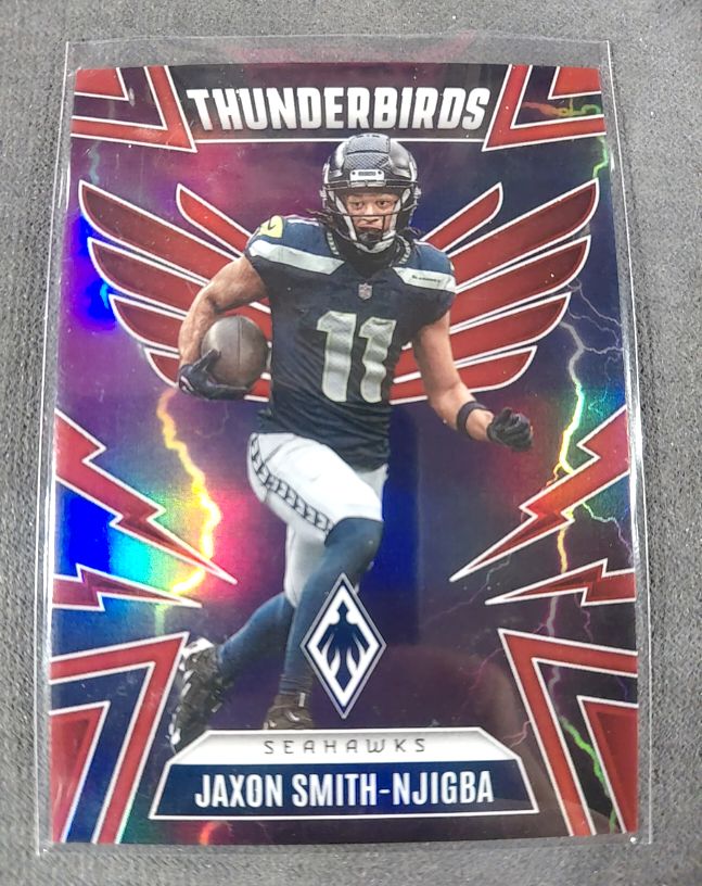 2025 Panini Phoenix #46 Jaxon Smith-Njigba Thunderbirds Insert Seahawks — front