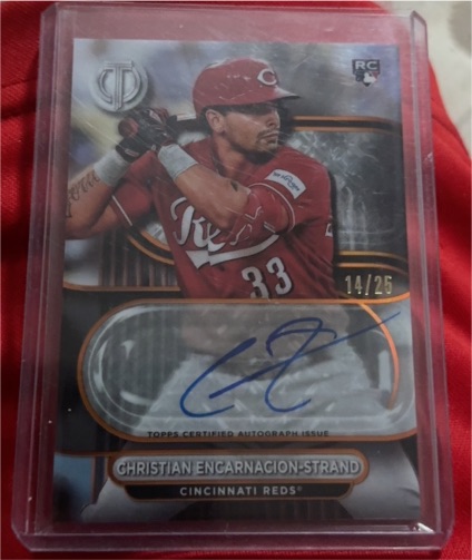 2024 Topps Tribute #TA-CE Christian Encarnacion-Strand — front