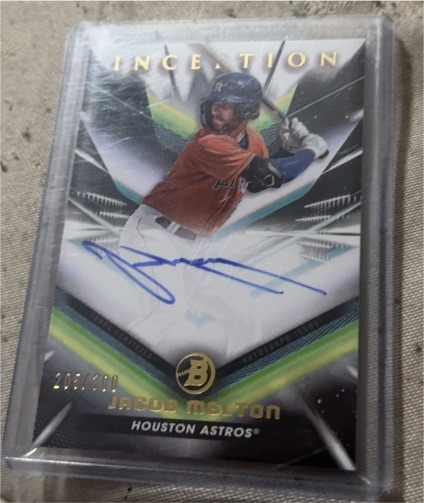 2023 Bowman Inception SP #SP Jacob Melton — front