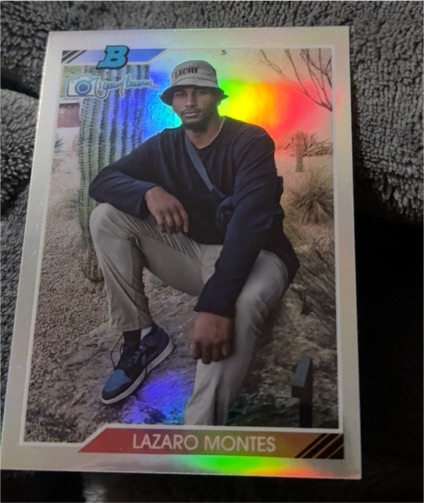 2023 Bowman's Best #92RJ-9 Lazaro Montes — front