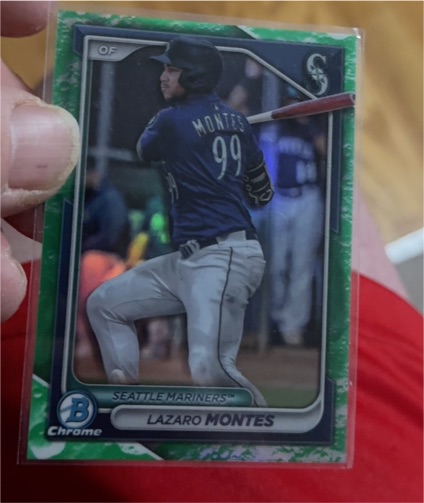 2024 Bowman Chrome Prospects #BCP-110 Lazaro Montes — front