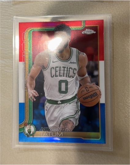 2025-26 Topps Chrome #49 Jayson Tatum — front